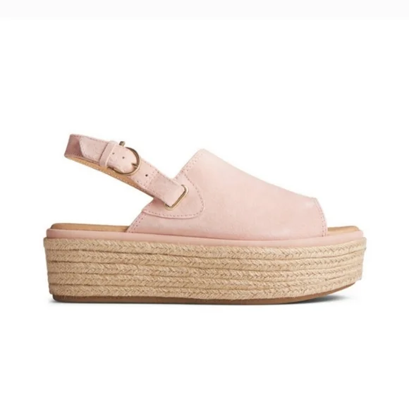 SPERRY * Denmark flatform espadrille sandals Size 7.5 NIB - Picture 2 of 4